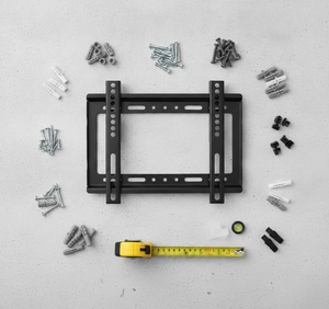 Base para TV monitor fijo pared oficina hogar chileno luz natural