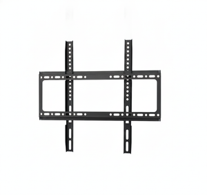 Soporte TV pared fijo negro 26 a 63 pulgadas vista frontal