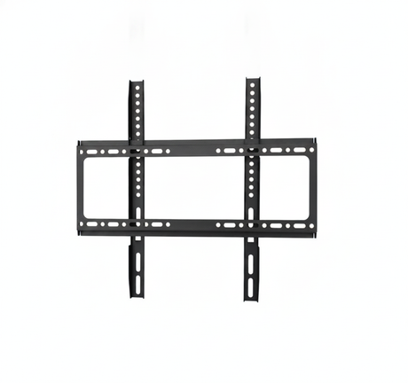 Soporte TV pared fijo negro 26 a 63 pulgadas vista frontal