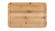 Tabla de picoteo madera rectangular 40x29cm vista frontal fondo blanco