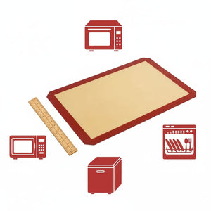Tapete Bandeja Silicona Horno 30x40 Antiadherente Reposteria - imagen 3