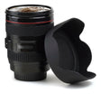 Vaso Mug Lente de Camara 350 Ml Plastico con Tapa