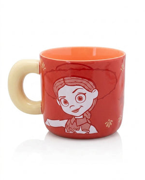 Tazón Disney Jessie Toy Story 5 cerámica rojo 380ml vista frontal fondo blanco