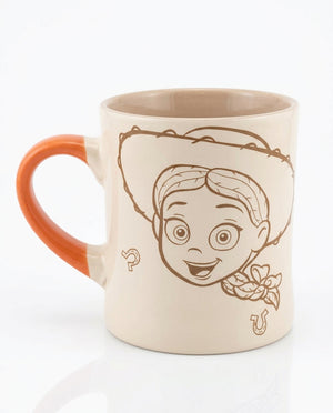 Tazón cerámico Jessie Toy Story 400ml curvo fondo blanco vista frontal