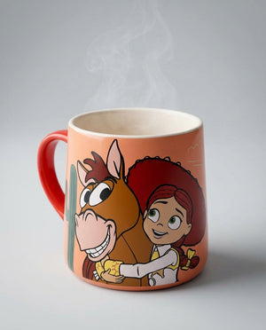 Tazón Toy Story Cowgirl cocina chilena café vapor diseño colorido