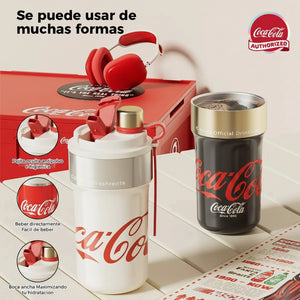 Termo Coca-Cola Germ acero inoxidable en asado chileno al aire libre