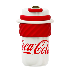 Termo Coca-Cola Germ Ice Cream 500ml acero inoxidable rojo blanco vista frontal