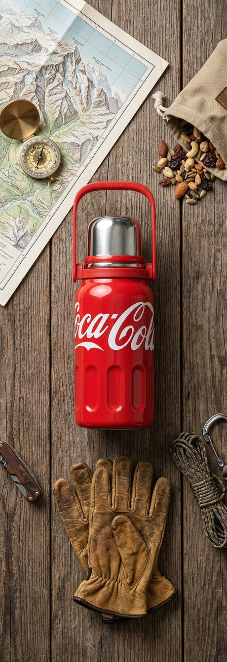 Termo Coca-Cola Germ en asado Fiestas Patrias uso outdoor Chile