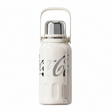Termo Coca-Cola Germ 1200ml blanco plateado tapa domo vista frontal oficial