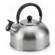 Tetera acero inoxidable 2 litros gris hervidor cocina vista frontal producto
