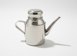 Tetera acero inoxidable pico cuello cisne 530mL vista frontal fondo blanco
