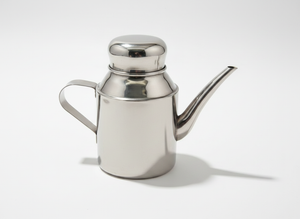 Tetera acero inoxidable pico cuello cisne 530mL vista frontal fondo blanco