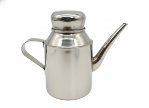 Tetera acero inoxidable cuello cisne 700mL vista frontal fondo blanco