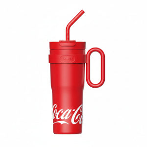Vaso térmico Coca-Cola Germ Mega Tumbler 1100ml rojo fondo blanco vista frontal