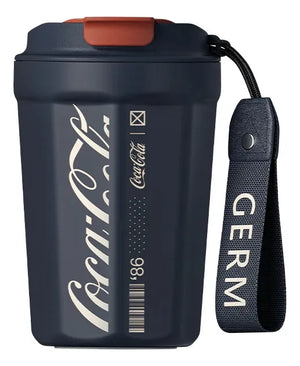 Vaso térmico Diamond Coca Cola GERM 390ml azul marino vista frontal